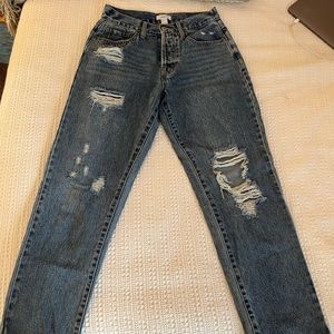 Forever 21 distressed jeans